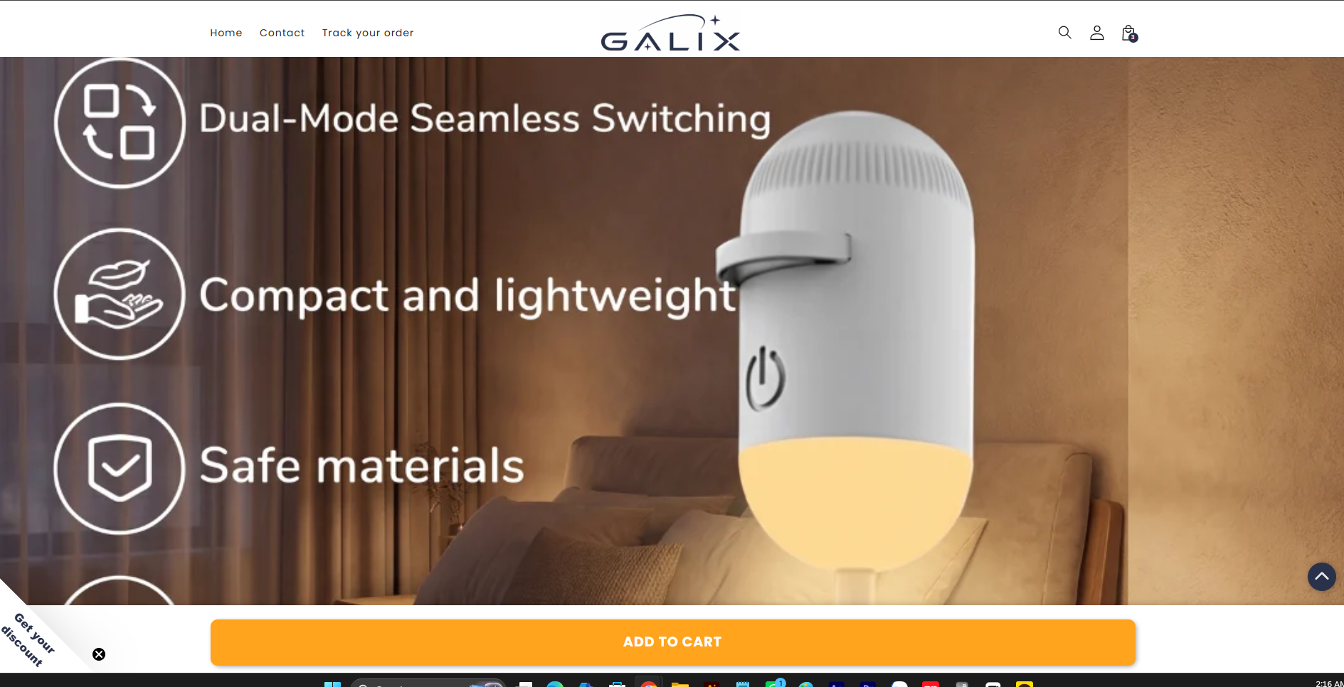 Galaxy projector product detail